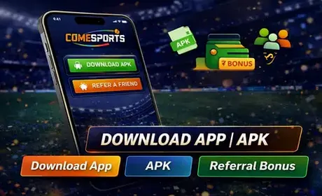 Download the app, unlock code CRICKE100, and enter ₹1 contests faster